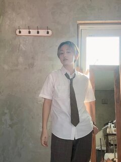 学生っぽい逆光。