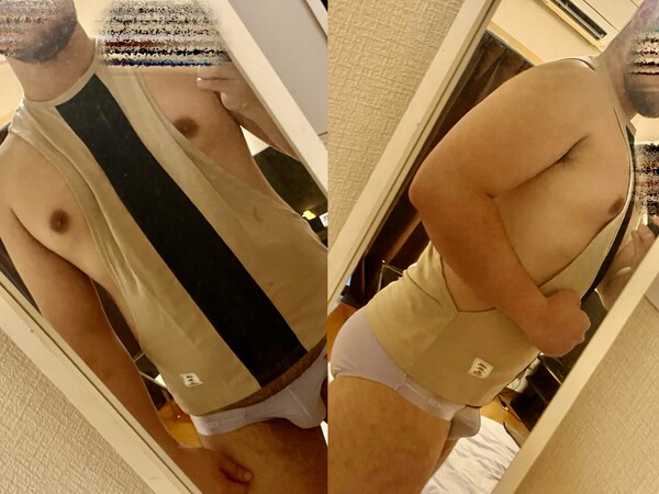 乳首が隠れない🎽