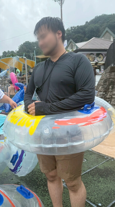 初めてのプール😚