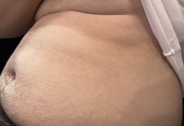 久しぶりのお腹！